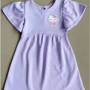 Disney Purple Ruffled Tiered Sundress with Flutter Sleeves